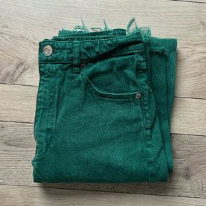 Zara High Waisted Wide Leg Jeans